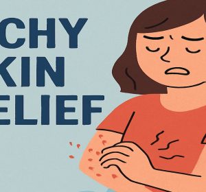 Itchy skin relief pruritus poster